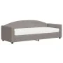 Sofá cama con colchón tela gris taupe 80x200 cm de vidaXL, Camas y somieres - Ref: Foro24-3197168, Precio: 310,82 €, Descuent...
