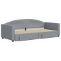 Sofá cama nido con cajones tela gris claro 90x200 cm de vidaXL, Camas y somieres - Ref: Foro24-3197224, Precio: 290,24 €, Des...