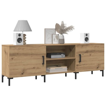 Mueble de TV madera de ingeniería roble artisan 150x30x50 cm