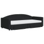 Sofá cama nido con cajones tela negro 90x200 cm de vidaXL, Camas y somieres - Ref: Foro24-3197244, Precio: 478,14 €, Descuent...