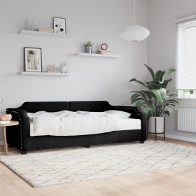 Schlafsofa mit schwarzer Stoffmatratze 90x200 cm von vidaXL, Betten und Lattenroste - Ref: Foro24-3197618, Preis: 322,28 €, R...