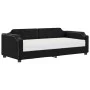 Sofa bed with black fabric mattress 90x200 cm by vidaXL, Beds and slatted bases - Ref: Foro24-3197618, Price: 334,17 €, Disco...