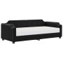 Sofá cama con colchón tela negro 90x200 cm de vidaXL, Camas y somieres - Ref: Foro24-3197618, Precio: 322,17 €, Descuento: %