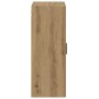 Armario de pared madera ingeniería marrón roble 69,5x34x90 cm