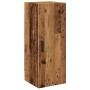 Armario de pared madera de ingeniería envejecida 34,5x34x90 cm