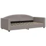 Trundle sofa bed with taupe gray fabric mattress 90x200 cm by vidaXL, Beds and slatted bases - Ref: Foro24-3197209, Price: 44...