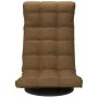 Drehbarer Bodenstuhl aus braunem Stoff von vidaXL, Bodenstühle - Ref: Foro24-336577, Preis: 106,32 €, Rabatt: %