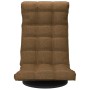 Silla de suelo giratoria de tela marrón de vidaXL, Sillas de suelo - Ref: Foro24-336577, Precio: 106,55 €, Descuento: %