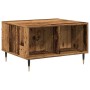Mesa de centro madera ingeniería madera envejecida 60x50x36,5cm