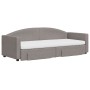 Trundle sofa bed with drawers taupe gray fabric 80x200 cm by vidaXL, Beds and slatted bases - Ref: Foro24-3197240, Price: 455...