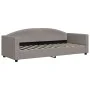 Trundle sofa bed with drawers taupe gray fabric 80x200 cm by vidaXL, Beds and slatted bases - Ref: Foro24-3197240, Price: 456...