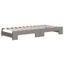 Trundle sofa bed with drawers taupe gray fabric 80x200 cm by vidaXL, Beds and slatted bases - Ref: Foro24-3197240, Price: 456...