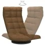 Drehbarer Bodenstuhl aus braunem Stoff von vidaXL, Bodenstühle - Ref: Foro24-336577, Preis: 106,32 €, Rabatt: %