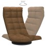 Silla de suelo giratoria de tela marrón de vidaXL, Sillas de suelo - Ref: Foro24-336577, Precio: 106,55 €, Descuento: %