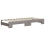 Ausziehbares Schlafsofa, taupegrauer Stoff, 90 x 200 cm von vidaXL, Betten und Lattenroste - Ref: Foro24-3197191, Preis: 251,...