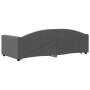 Ausziehbares Schlafsofa mit Schubladen aus dunkelgrauem Stoff, 90 x 200 cm von vidaXL, Betten und Lattenroste - Ref: Foro24-3...