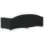 Trundle sofa bed with drawers black fabric 80x200 cm by vidaXL, Beds and slatted bases - Ref: Foro24-3197221, Price: 286,76 €...