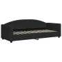 Trundle sofa bed with drawers black fabric 80x200 cm by vidaXL, Beds and slatted bases - Ref: Foro24-3197221, Price: 286,76 €...