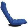 Drehbarer Bodenstuhl aus blauem Stoff von vidaXL, Bodenstühle - Ref: Foro24-336578, Preis: 105,60 €, Rabatt: %