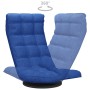 Drehbarer Bodenstuhl aus blauem Stoff von vidaXL, Bodenstühle - Ref: Foro24-336578, Preis: 106,55 €, Rabatt: %
