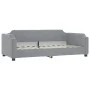 Sofa bed with light gray fabric mattress 80x200 cm by vidaXL, Beds and slatted bases - Ref: Foro24-3197611, Price: 310,45 €, ...
