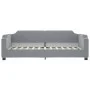 Sofa bed with light gray fabric mattress 80x200 cm by vidaXL, Beds and slatted bases - Ref: Foro24-3197611, Price: 310,45 €, ...