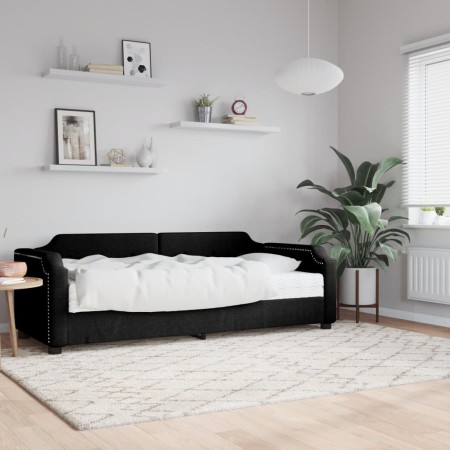 Schlafsofa mit schwarzer Stoffmatratze 80x200 cm von vidaXL, Betten und Lattenroste - Ref: Foro24-3197613, Preis: 318,62 €, R...