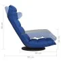Drehbarer Bodenstuhl aus blauem Stoff von vidaXL, Bodenstühle - Ref: Foro24-336578, Preis: 105,60 €, Rabatt: %