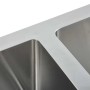 Fregadero de cocina hecho a mano acero inoxidable