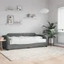 Sofá cama con colchón tela gris oscuro 90x190 cm de vidaXL, Camas y somieres - Ref: Foro24-3197627, Precio: 327,70 €, Descuen...