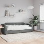 Sofa bed with dark gray fabric mattress 90x190 cm by vidaXL, Beds and slatted bases - Ref: Foro24-3197627, Price: 315,30 €, D...
