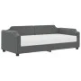 Sofa bed with dark gray fabric mattress 90x190 cm by vidaXL, Beds and slatted bases - Ref: Foro24-3197627, Price: 310,34 €, D...