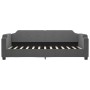 Sofa bed with dark gray fabric mattress 90x190 cm by vidaXL, Beds and slatted bases - Ref: Foro24-3197627, Price: 315,30 €, D...