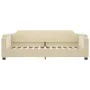 Sofa bed with cream fabric mattress 80x200 cm by vidaXL, Beds and slatted bases - Ref: Foro24-3197615, Price: 312,48 €, Disco...