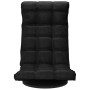 Drehbarer Bodenstuhl aus schwarzem Stoff von vidaXL, Bodenstühle - Ref: Foro24-336580, Preis: 122,78 €, Rabatt: %