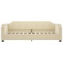 Schlafsofa mit cremefarbener Stoffmatratze 90x200 cm von vidaXL, Betten und Lattenroste - Ref: Foro24-3197620, Preis: 322,88 ...