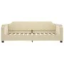 Sofa bed with cream fabric mattress 90x200 cm by vidaXL, Beds and slatted bases - Ref: Foro24-3197620, Price: 339,48 €, Disco...