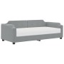 Sofa bed with light gray fabric mattress 100x200 cm by vidaXL, Beds and slatted bases - Ref: Foro24-3197621, Price: 349,86 €,...