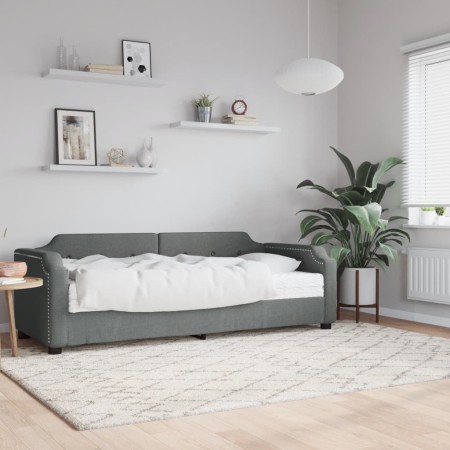 Schlafsofa mit dunkelgrauer Stoffmatratze 80x200 cm von vidaXL, Betten und Lattenroste - Ref: Foro24-3197612, Preis: 316,91 €...