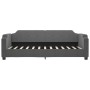 Sofa bed with dark gray fabric mattress 80x200 cm by vidaXL, Beds and slatted bases - Ref: Foro24-3197612, Price: 316,91 €, D...