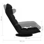 Drehbarer Bodenstuhl aus schwarzem Stoff von vidaXL, Bodenstühle - Ref: Foro24-336580, Preis: 120,01 €, Rabatt: %