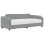 Schlafsofa mit hellgrauer Stoffmatratze 90x200 cm von vidaXL, Betten und Lattenroste - Ref: Foro24-3197616, Preis: 322,28 €, ...