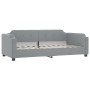 Schlafsofa mit hellgrauer Stoffmatratze 90x200 cm von vidaXL, Betten und Lattenroste - Ref: Foro24-3197616, Preis: 322,28 €, ...
