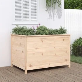 Elevated garden bed made of solid pine wood 119.5x82.5x78 cm by vidaXL, Pots and planters - Ref: Foro24-825310, Price: 163,88...