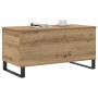 Mesa de centro madera de ingeniería roble artisan 90x44,5x45 cm