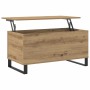 Mesa de centro madera de ingeniería roble artisan 90x44,5x45 cm