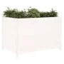 Raised garden bed made of white pine wood 119.5x82.5x78cm by vidaXL, Pots and planters - Ref: Foro24-825311, Price: 147,49 €,...