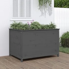 Erhöhtes Gartenbeet aus grauem Kiefernholz 119,5x82,5x78 cm. von vidaXL, Töpfe und Pflanzgefäße - Ref: Foro24-825312, Preis: ...