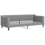 Trundle sofa bed with drawers light gray fabric 80x200 cm by vidaXL, Beds and slatted bases - Ref: Foro24-3197457, Price: 286...