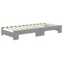 Trundle sofa bed with drawers light gray fabric 80x200 cm by vidaXL, Beds and slatted bases - Ref: Foro24-3197457, Price: 285...